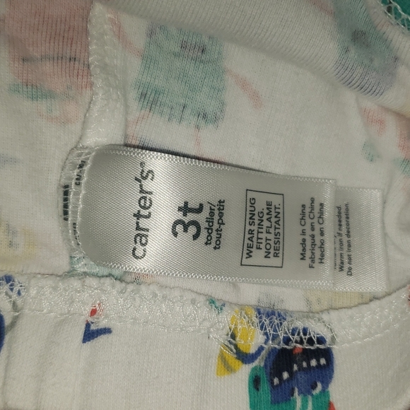 Carters Monster Pajamas - Picture 2 of 3